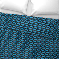 Polka Dachshunds (Black and Blue)