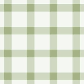 green gingham small