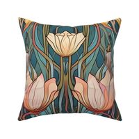 larger egyptian lotus in pink and gold