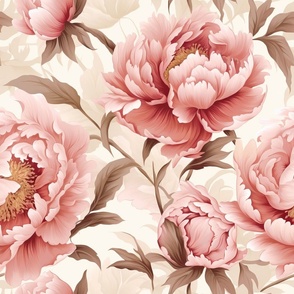 Casa de V. Ballet of Blush Peonies