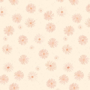 Large - confetti flowers - Dusted Peach