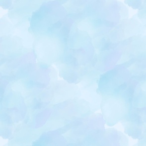 Dreamy Blue Sky / Watercolor