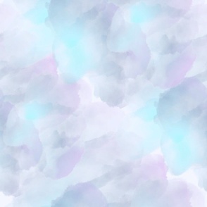 Dreamy Sky / Grey / Blue / Purple / Watercolor / Marble