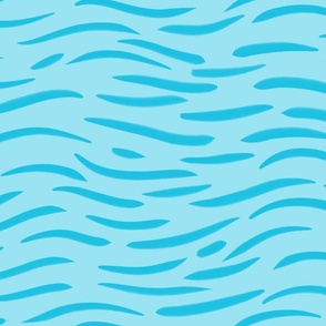 Blue waves - large print