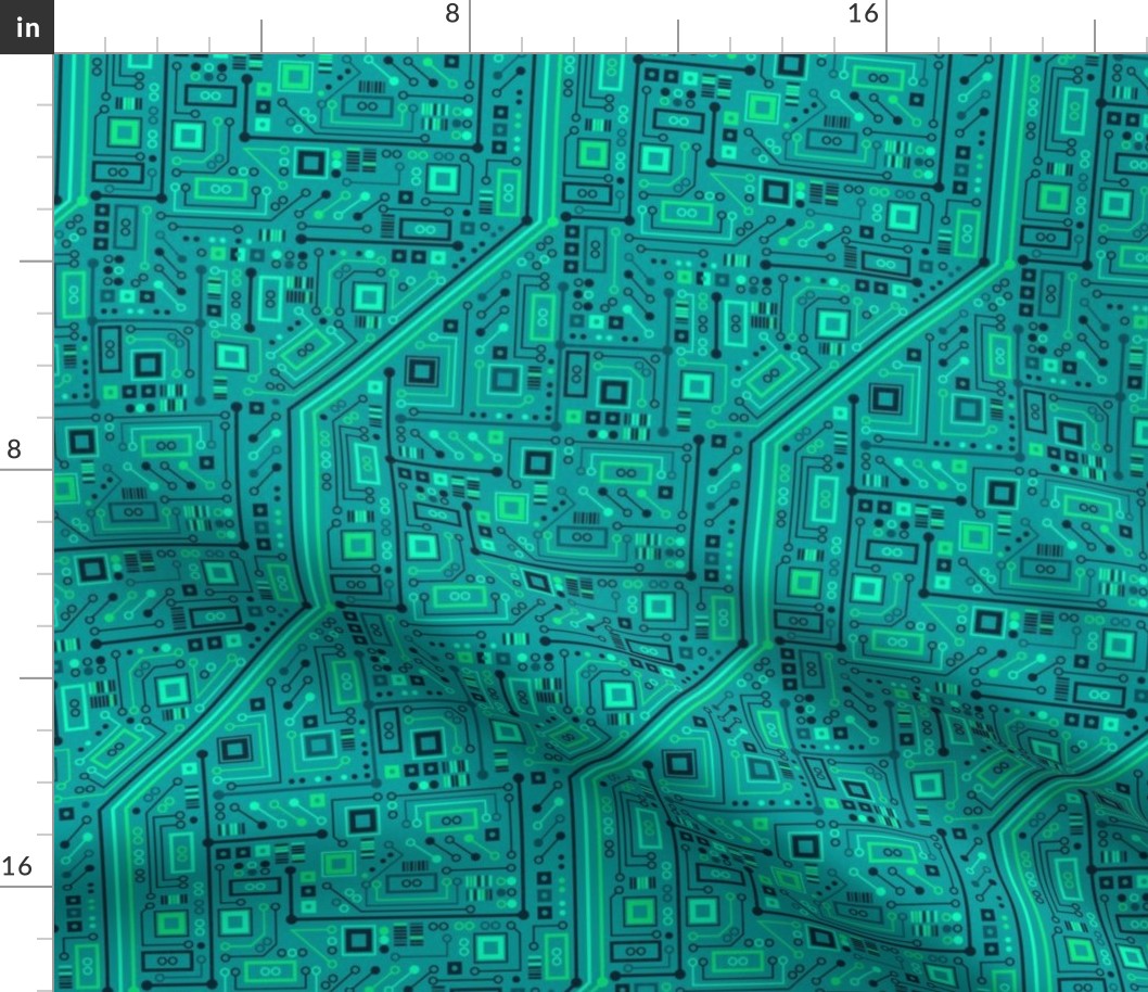 Short Circuits (Greens and Teals)