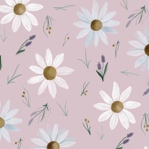 Large -Easter Daisy - Dusty Pink