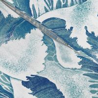 Great Waves - aquamarine azure
