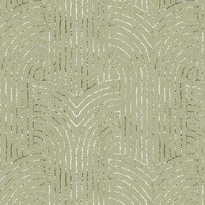  Olive green abstract geometric. Minimalistic vertical lines.