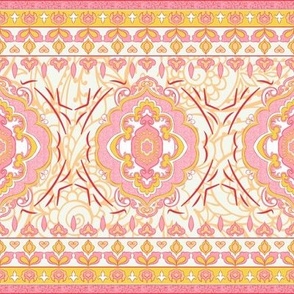 Bandana ornament border pink