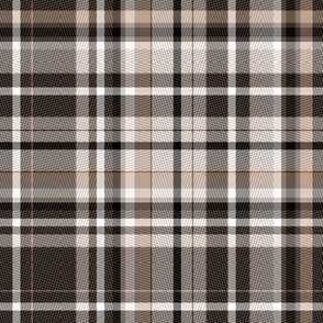 Classic grey-brown checkered pattern.