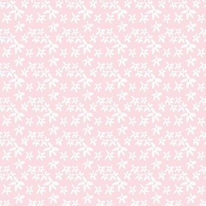 Eyelet, Pink and White