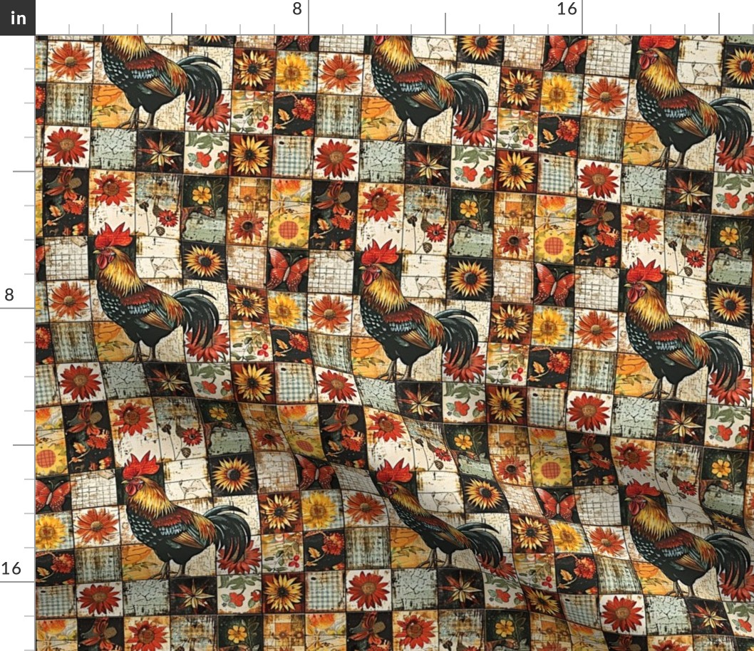 Patchwork Rooster 2 