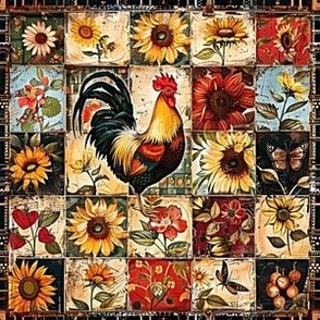 Patchwork Rooster 3