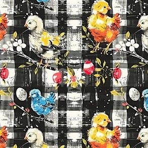 Chickens on Plaid 2