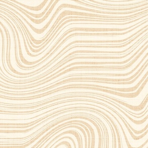 swirling lines cream and beige