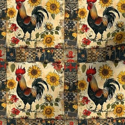 Patchwork Rooster 4