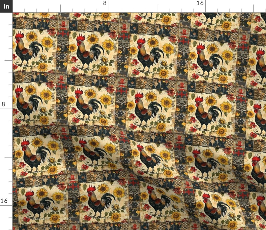 Patchwork Rooster 4
