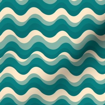 Beach Waves (6") - blue, cream (ST2024BW)