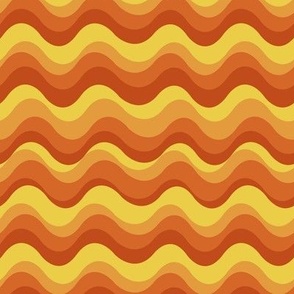 Beach Waves (6") - yellow, orange (ST2024BW)