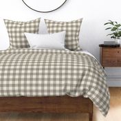 1.5" Gingham: Dark Stone Gray Gingham Check, Neutral Buffalo Check, Buffalo Plaid