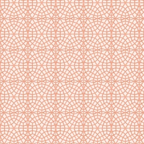 Moroccan Ornate Grid Pattern Terra Cotta - Small Scale