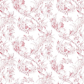 French Fantasy Toile-Pink