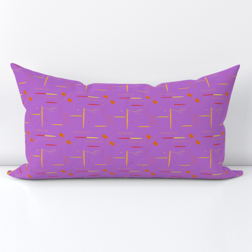 electric sewing (purple _ orange)