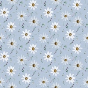 Small - Easter Daisy - Dusty Blue