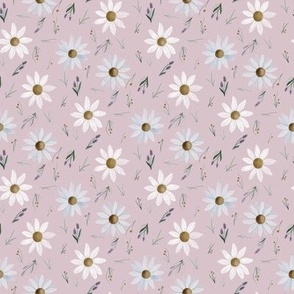 Small - Easter Daisy - Dusty Pink