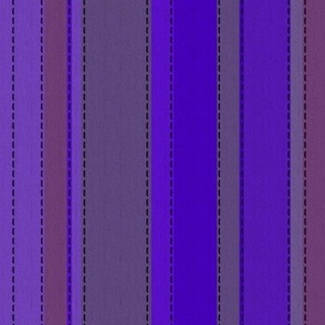 Faux Woven and Stitched Stripes Purple Violet Lavender