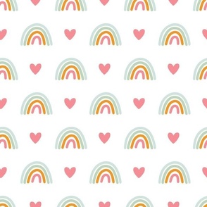 medium rainbows / with hearts