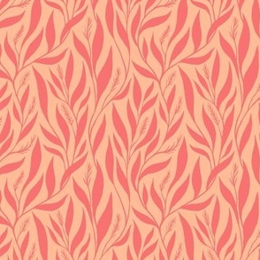 S- Peach Fuzz & Peach Pink Trailing Leaves