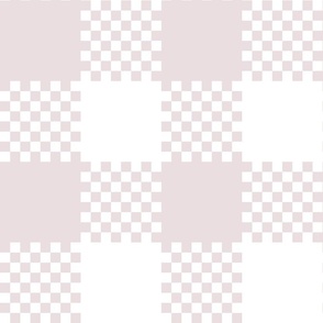 Pale Pink Gingham Large