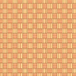 Lauhala-inspired (Orange/Yellow) - Small Scale