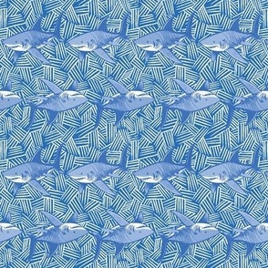 Japanese Kimono Shark Blue