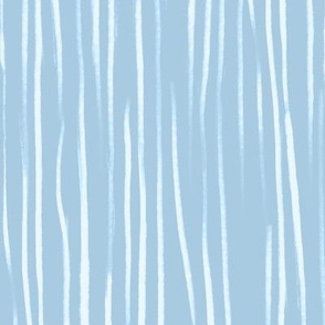 minimalist coastal stripe blue - Large