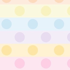 baby daisy coordinate striped dots approx 1 one inch pastel colors horizontal stripes child bedding kitchen wallpaper