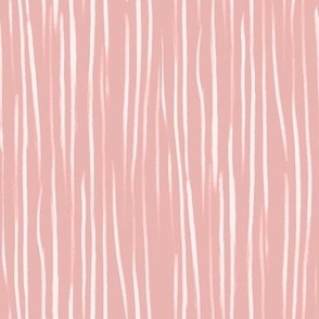 minimalist coastal stripe blush - Medium