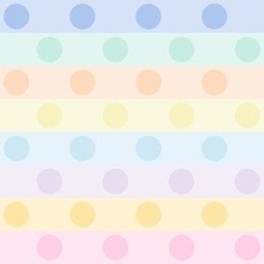 baby daisy coordinate striped dots approx one half inch pastel colors horizontal stripes child bedding kitchen wallpaper