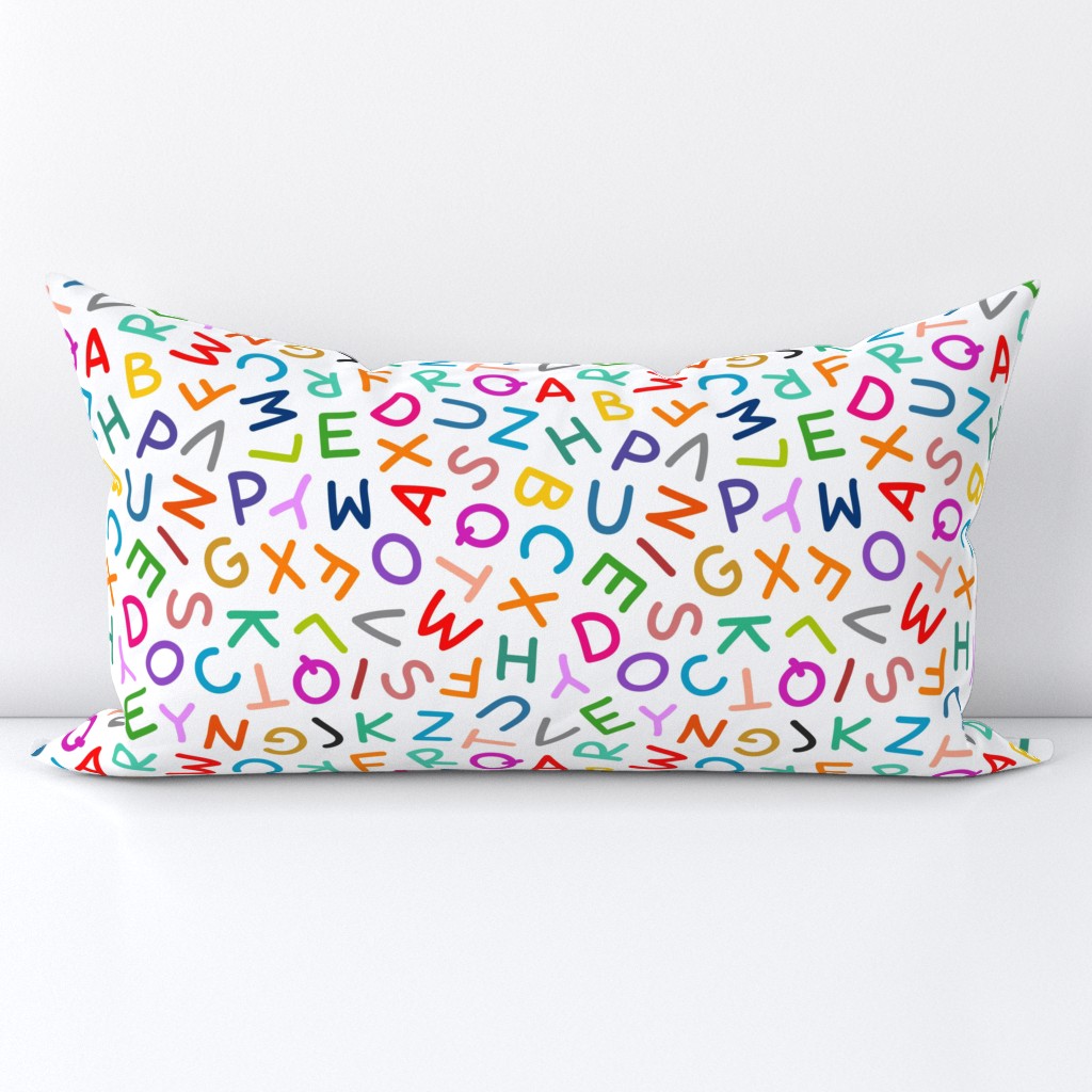 Back to School - Alphabet Soup - White Background