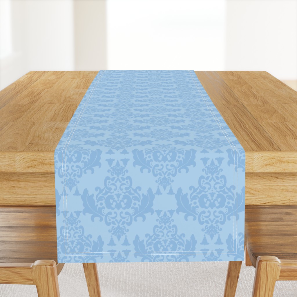 Delicious Damask in Light Blue