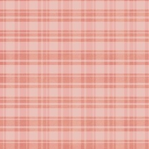 Plaid (Coral) - Small Scale