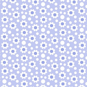 Periwinkle Flower Dots