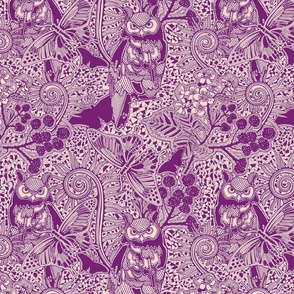 Velour Purple Magic Lace 