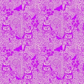 Small Neon Purple Magic Lace 