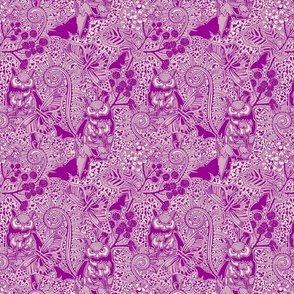 Small Persian Purple Magic Lace