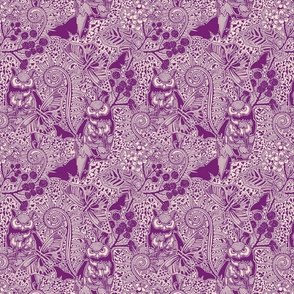 Small Velour Purple Magic Lace