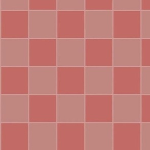 Minimalist, neutral pink checkerboard