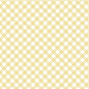 (S) diagonal gingham in yellow Small scale