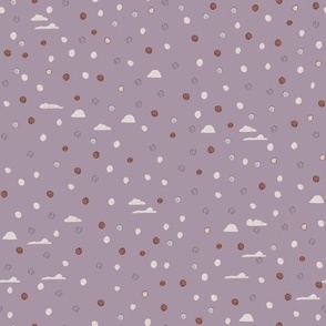 Dots on lavender | Vintage Travel Collection